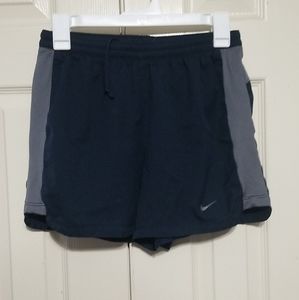 Nike athletic running short black small elastic wa